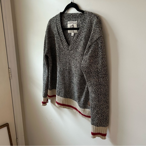 Roots Cabin Collection V Neck Sweater - Picture 3 of 6